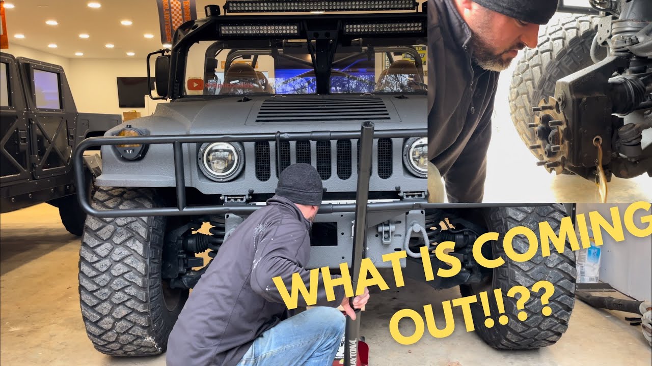Утечка топлива в ступицы колес Humvee, часть 2