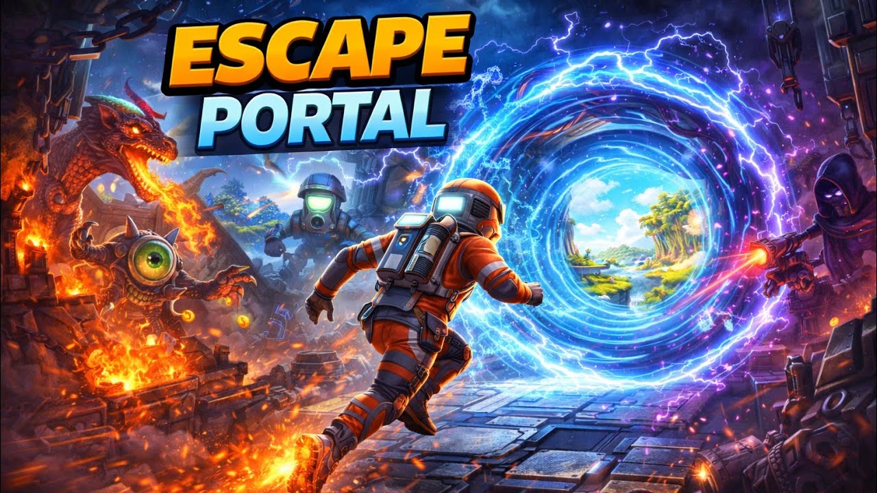 Escape Portal Gameplay 🌀🔥 | Mind Bending Puzzle Challenge