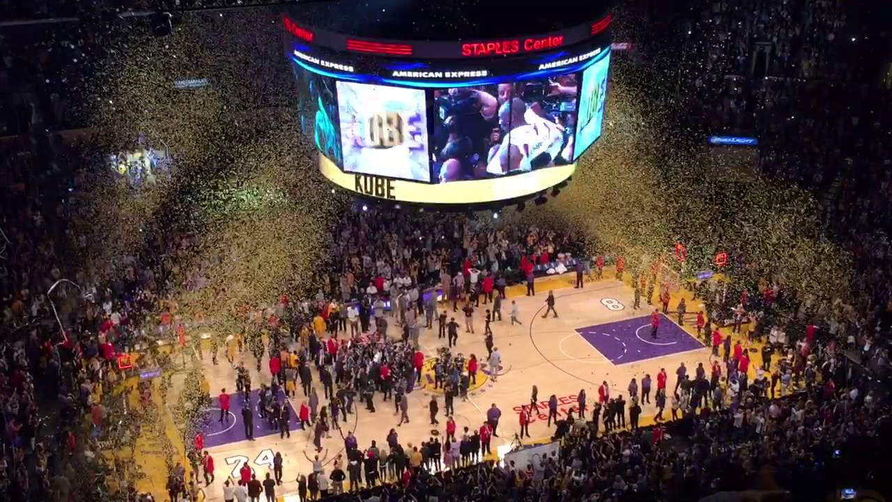 Kobe Bryant Thanks Fans Following Final Game