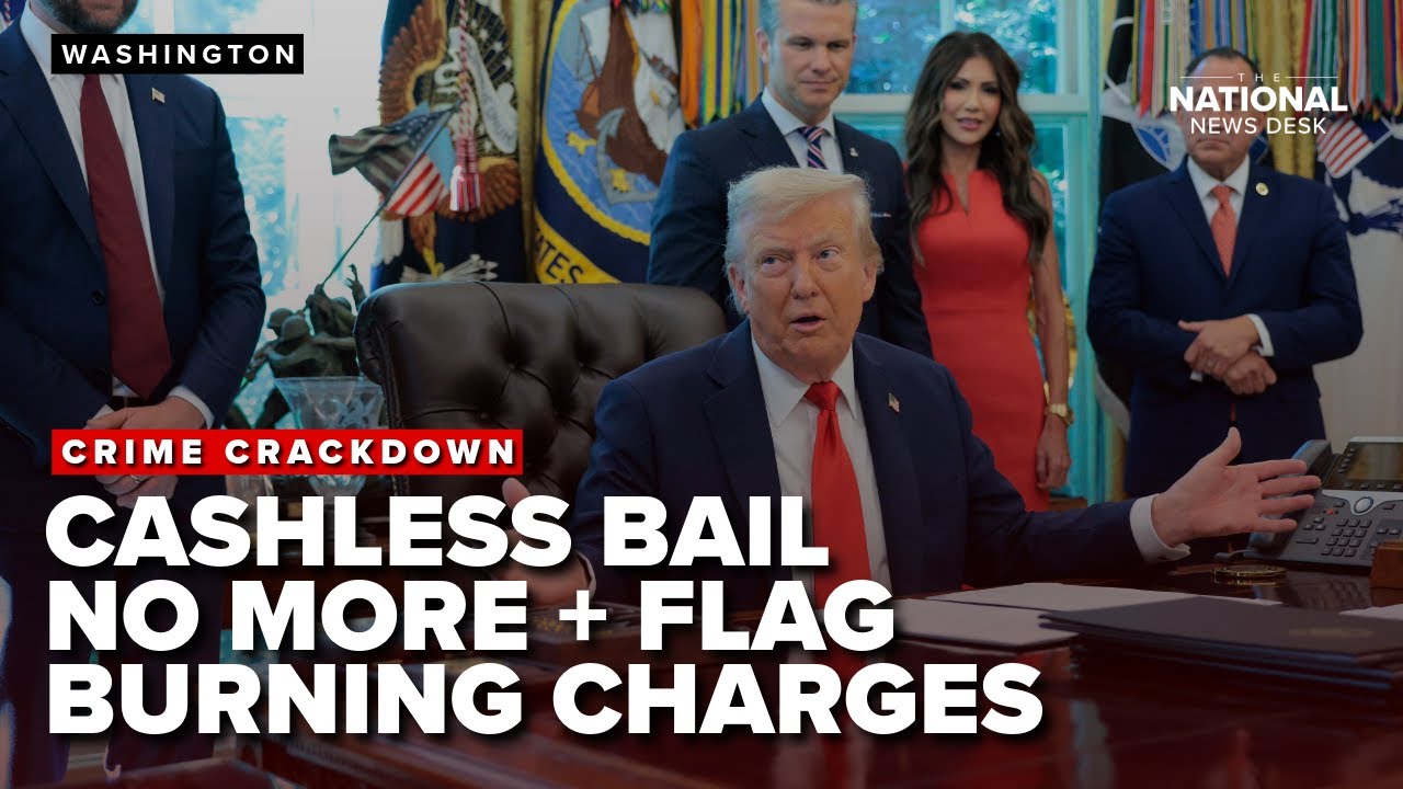 What Trump's executive orders on cashless bail, flag burning mean for Democrat-run cities