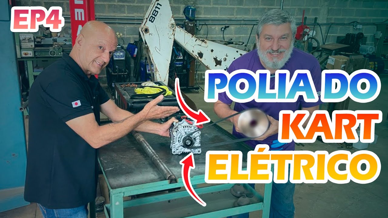 POLIA INDESTRUTÍVEL do KART ELÉTRICO feita pelo Leandro Torneiro!!