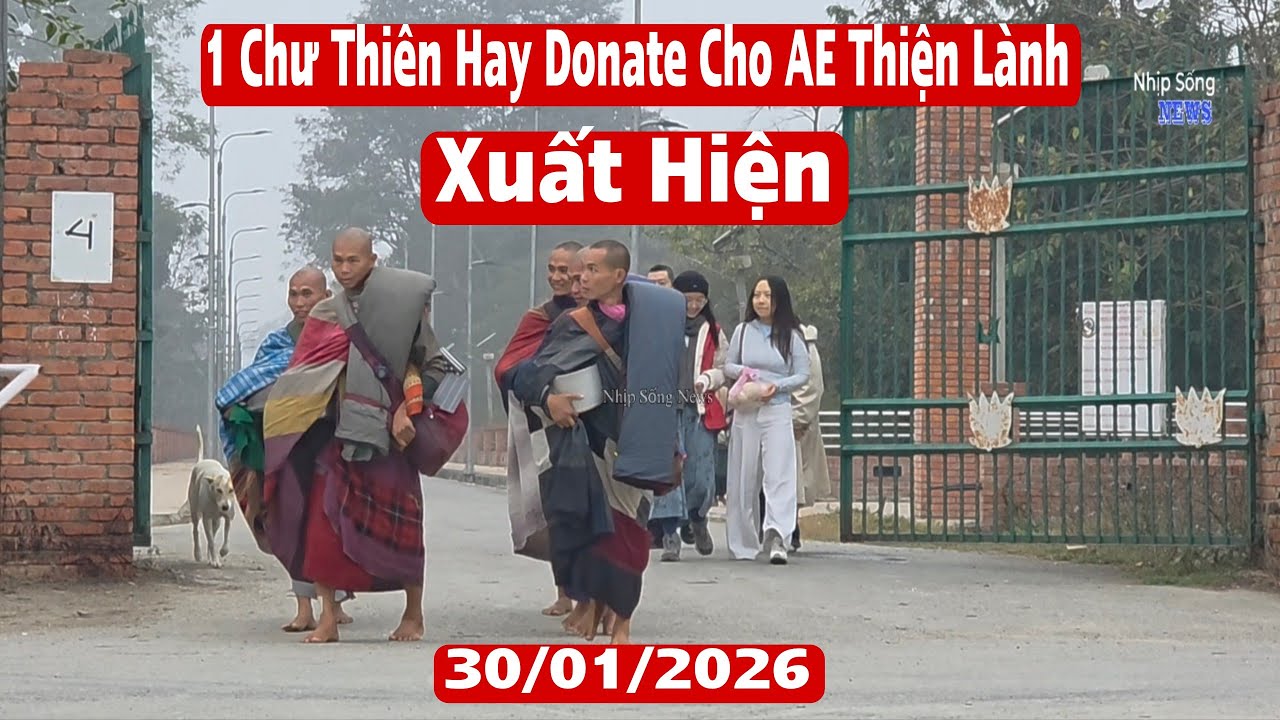 Huynh đệ sư Minh Tuệ sáng 30/1 - Một chư thiên hay Donate cho AE Thiện Lành bất ngờ xuất hiện