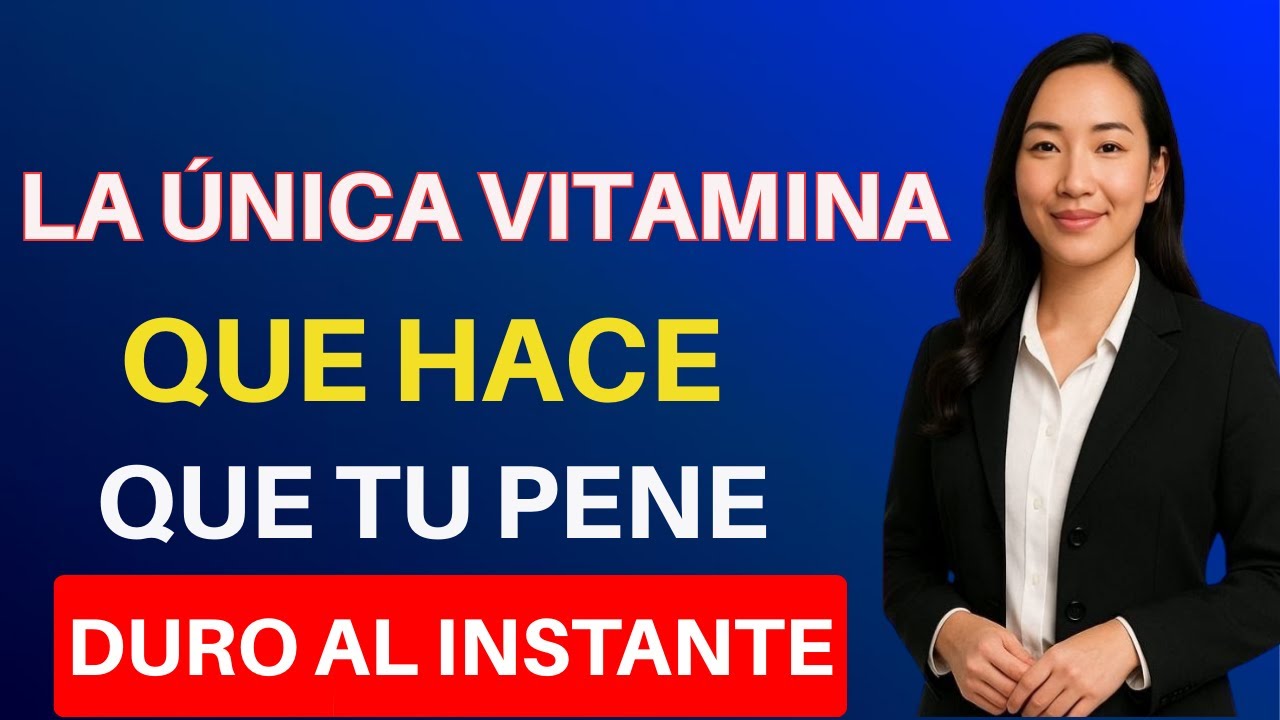 URÓLOGO: Una vitamina por la noche para potencia, vigor y sueño profundo después de los 60
