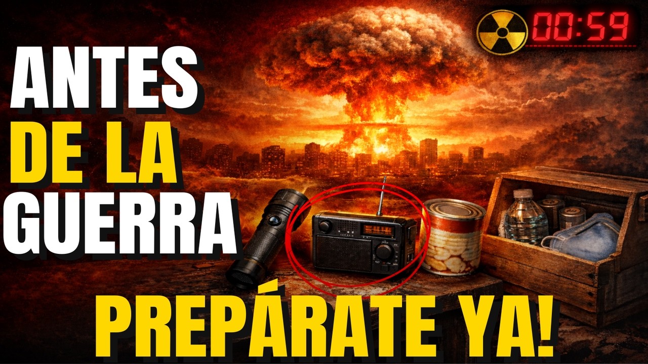 Guerra nuclear 2026: 10 Productos CLAVE que Tu FAMILIA NECESITA para SOBREVIVIR