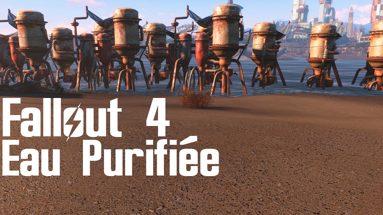 Fallout 4 - Eau purifiée - Production et rendement