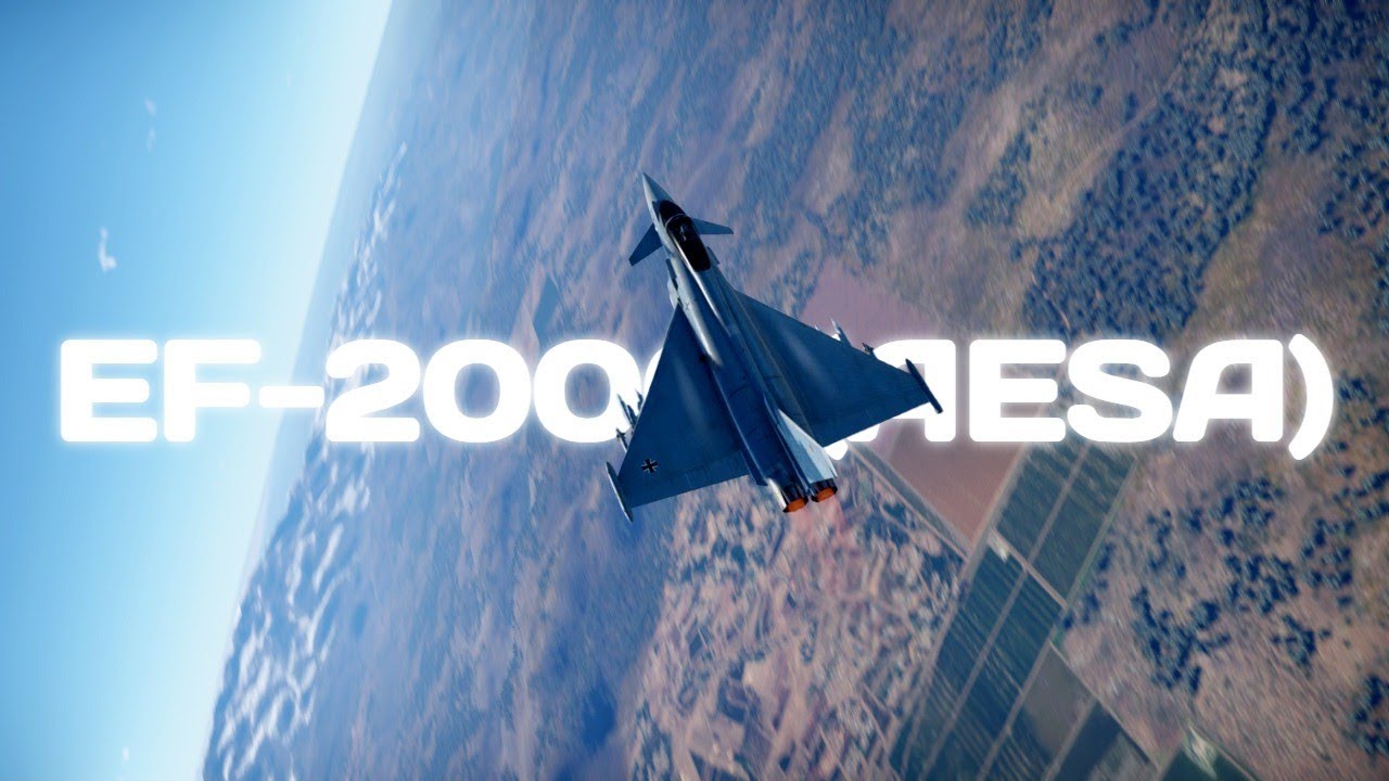 EF-2000 (AESA) Ace Full Gameplay War Thunder