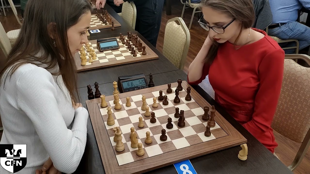 Y. Zhuravleva (1546) vs I. Alekseeva (1019). Chess Fight Night. CFN. Rapid