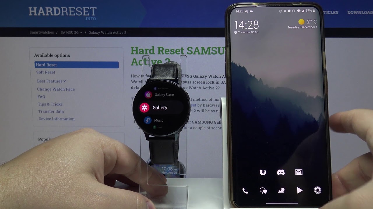 How to Edit App Menu in SAMSUNG Galaxy Watch Active 2 - Customize Shortcuts