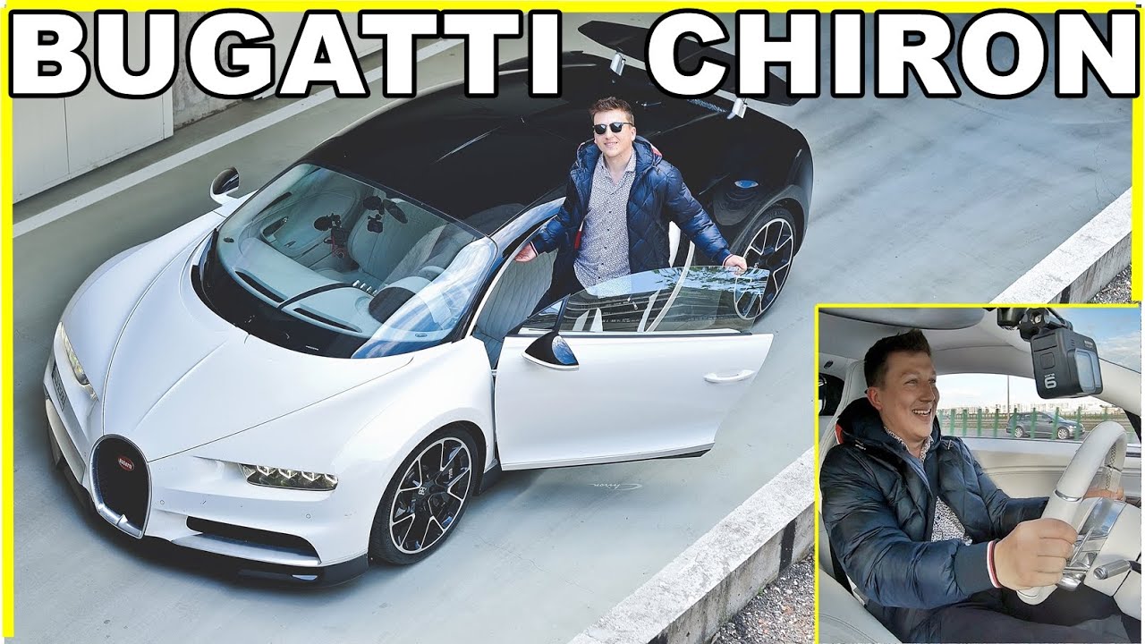 Jeżdżę Bugatti Chiron po Warszawie - reakcje na przyspieszenie 1500 HP!