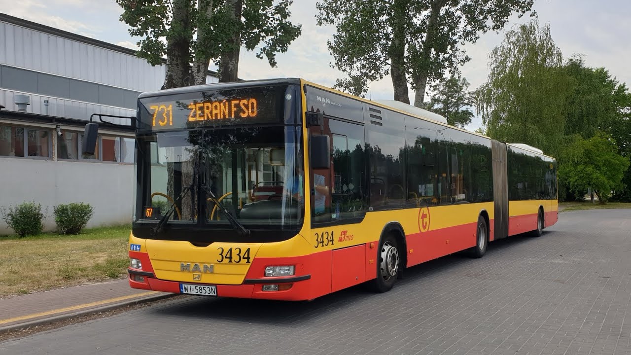 MAN NG363 Lion's City G #3434 (MZA Warszawa) - linia 731 ➡️ Legionowo (Starostwo Powiatowe) *opis*
