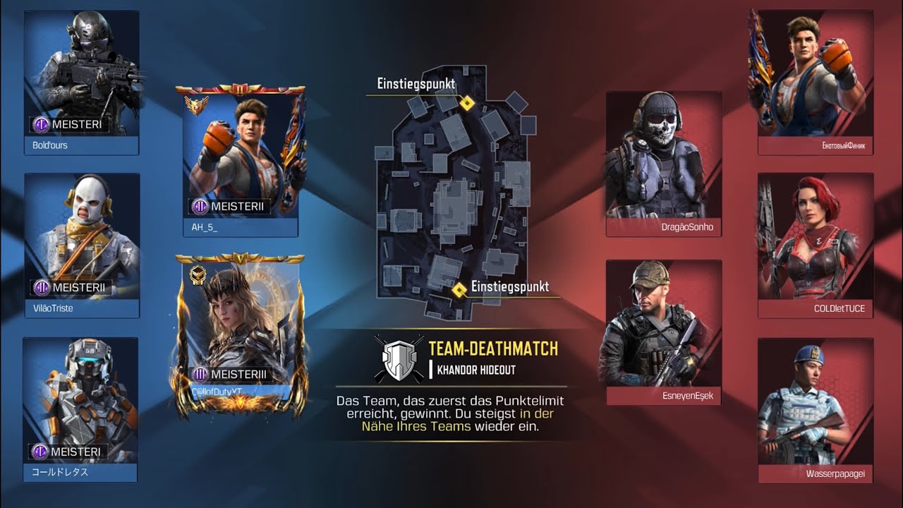 ✨🌋✨Call of Duty mobile💢„Khandor Hideout“ Team Deathmatch, 🥈2nd.🌟💥MASTER III💥🌟 Season 6/ AK 117/USS 9