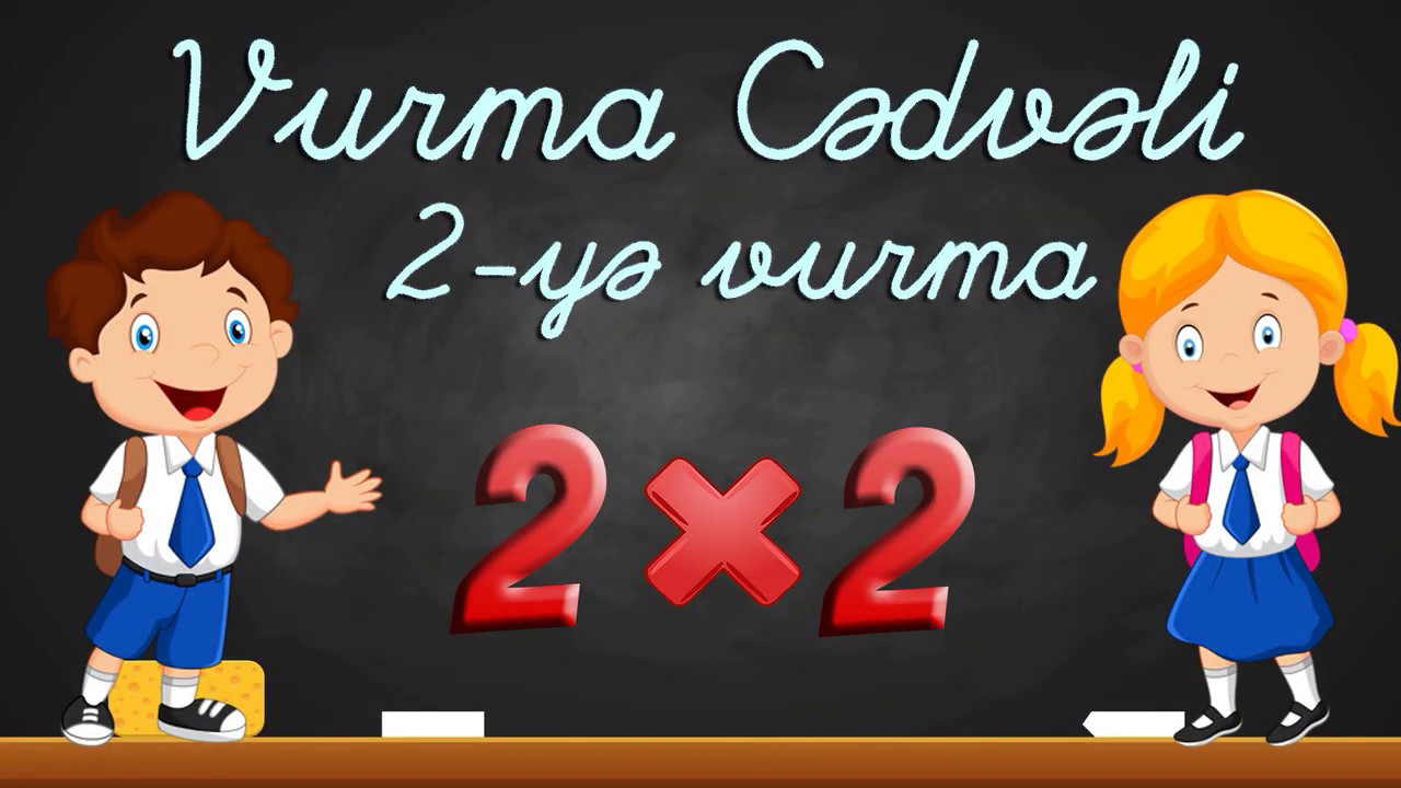 Vurma Cədvəli 2-yə Vurma - Riyaziyyat Fənni - Vurma Cedveli
