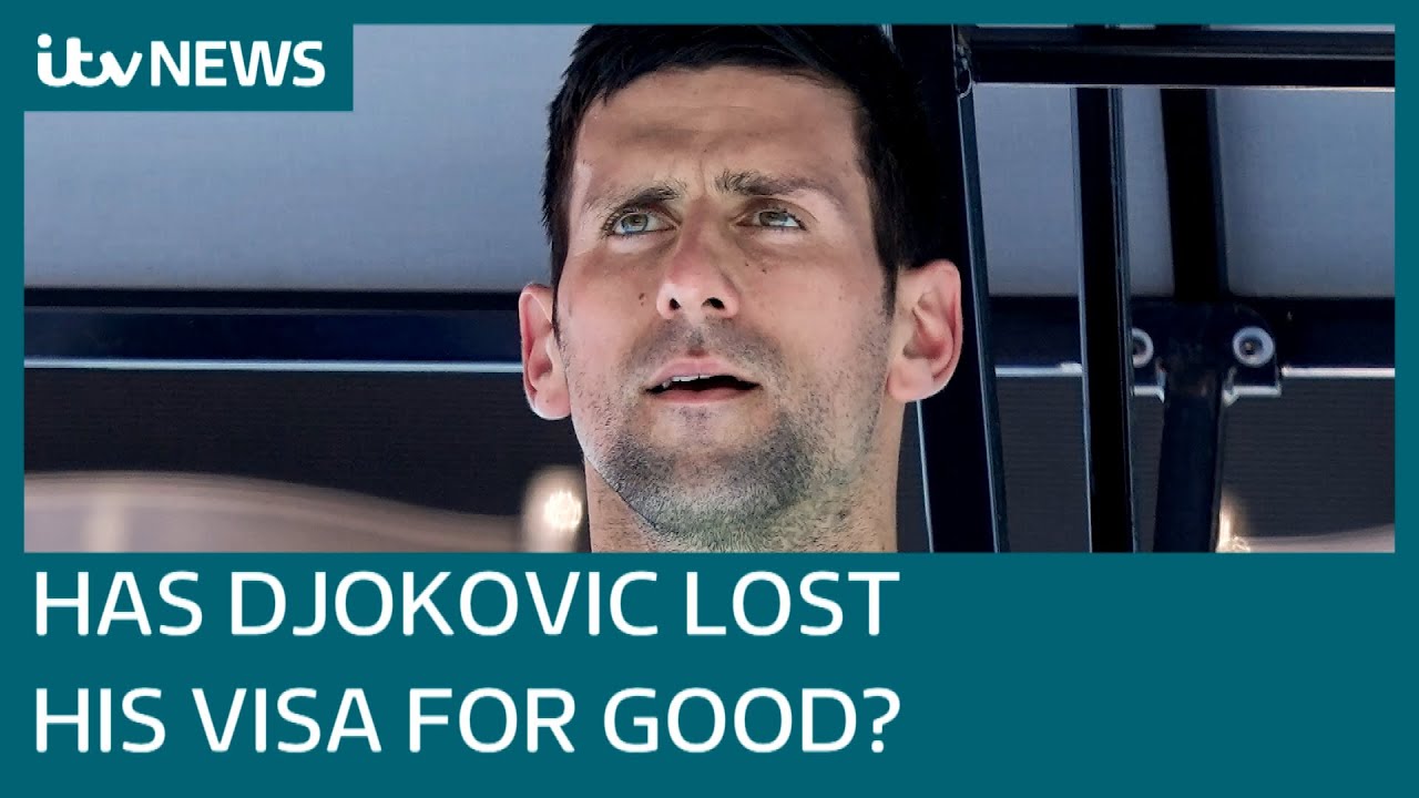 Novak Djokovic faces deportation again as Australia cancels his visa for second time | ITV News