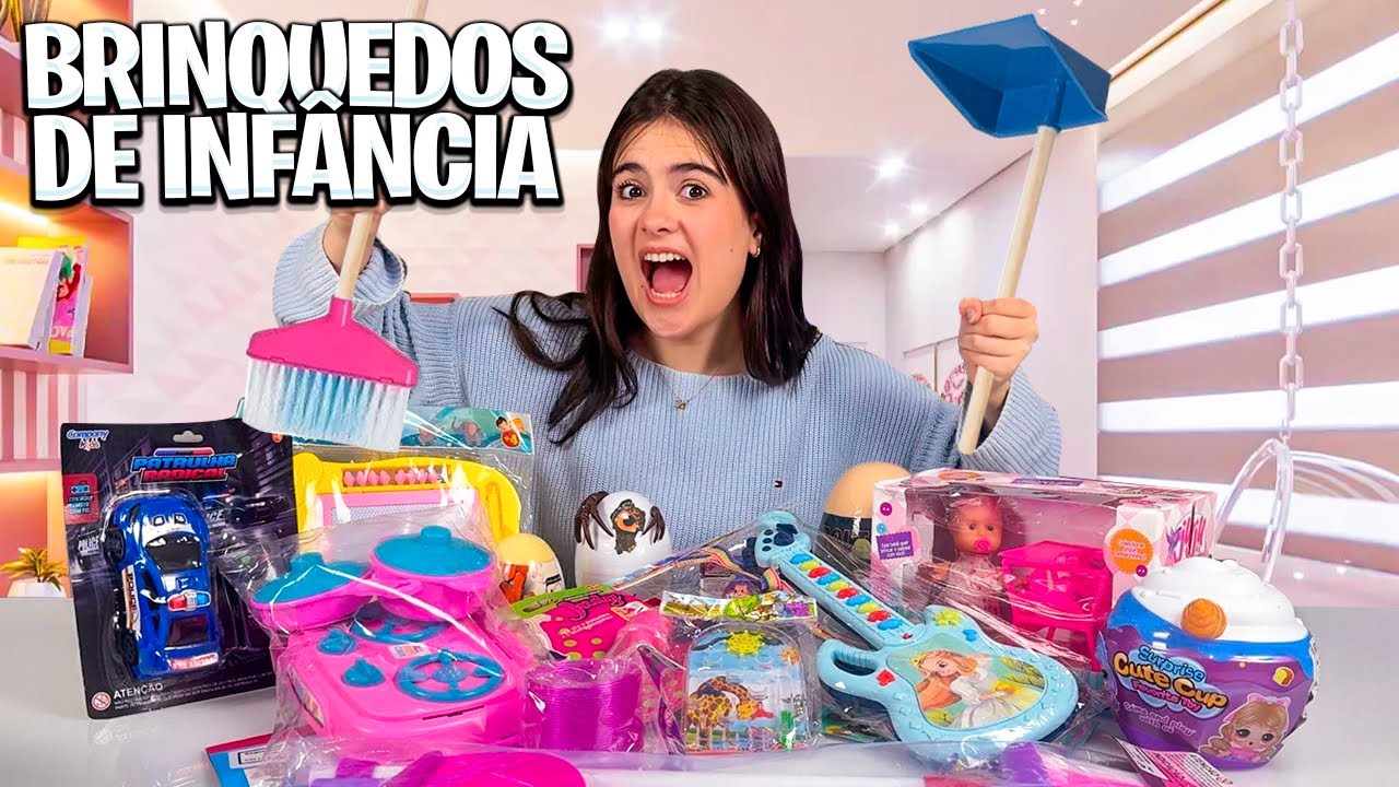TESTANDO OS BRINQUEDOS DA MINHA INFÂNCIA!