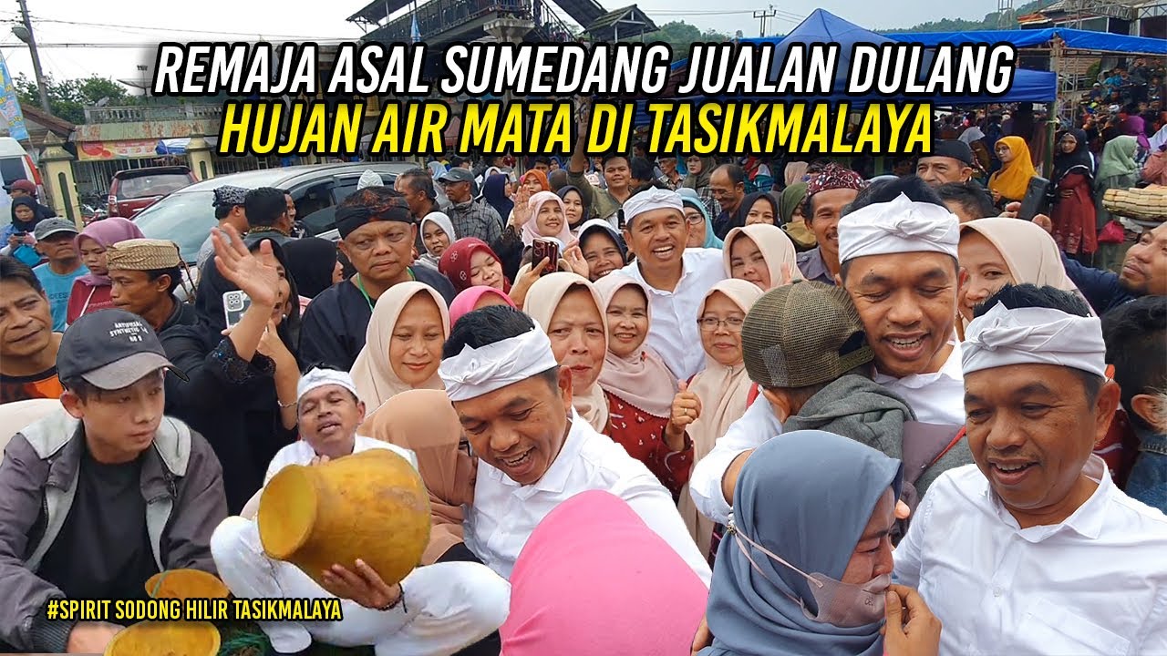 REMAJA ASAL SUMEDANG JUALAN DULANG-HUJAN AIR MATA DI TASIKMALAYA SAMBUT KDM