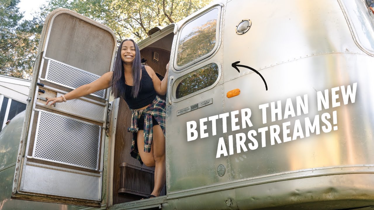 ORIGINAL 1973 VINTAGE AIRSTREAM TOUR! 🌼 (before restoration)