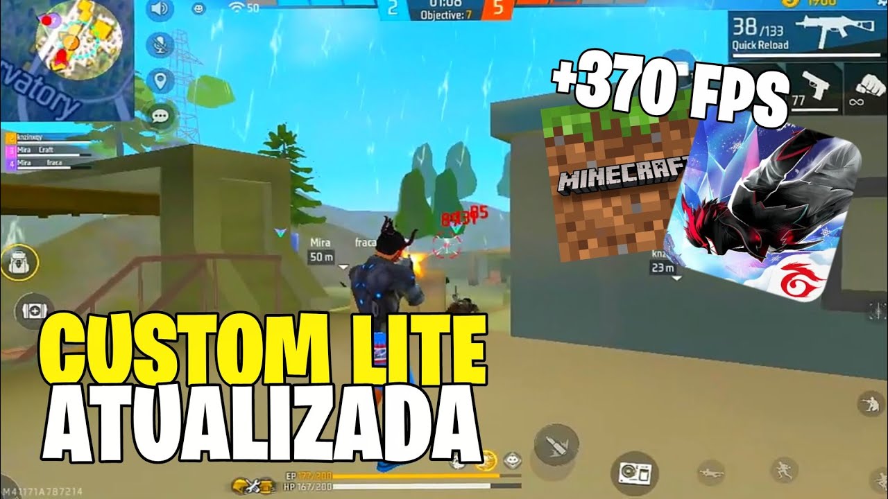 custom lite free fire atualizado link MEDIAFIRE