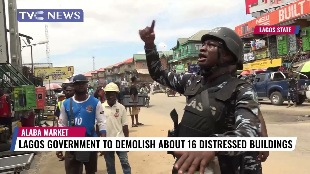 Lagos Government To Demolish About 16 Distressed Building In Alaba Market