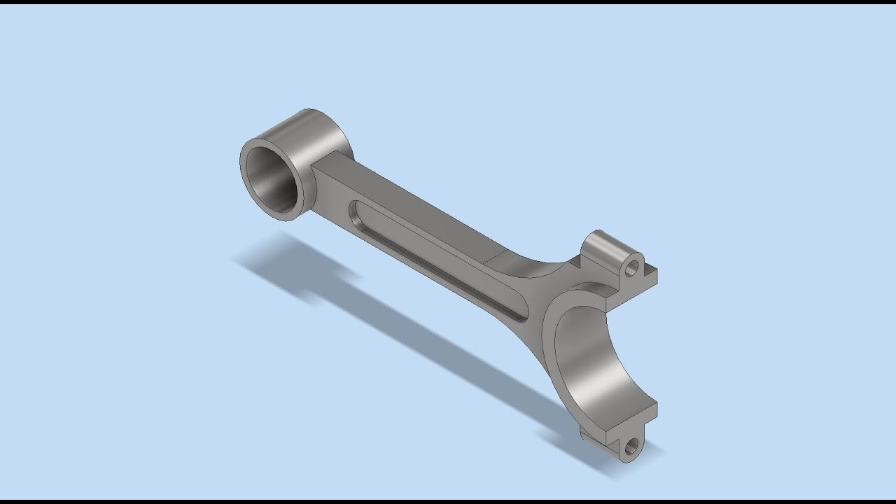 CONNECTING ROD USING INVENTOR
