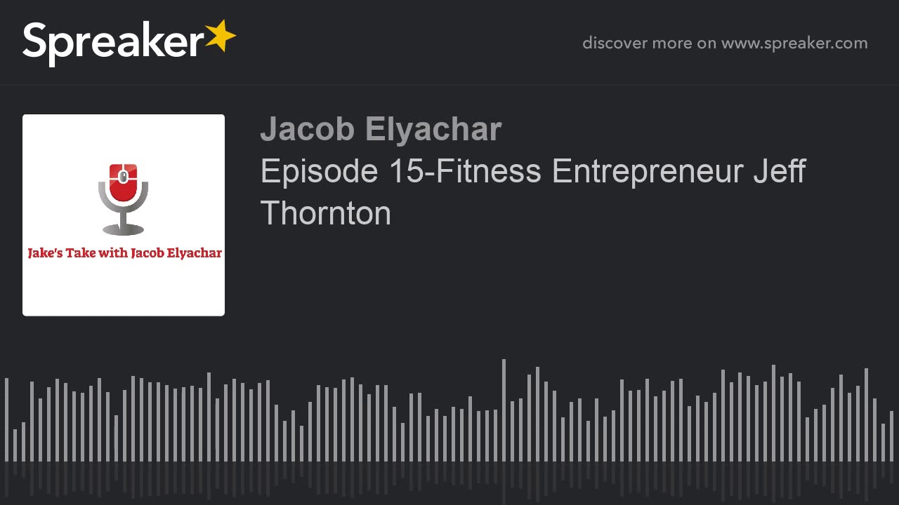 Episode 15-Fitness Entrepreneur Jeff Thornton (part 1 of 3)