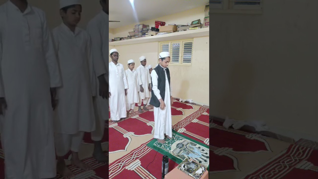 #syed #mashallah #my bhanja first time tarawih #alhamdulillah 