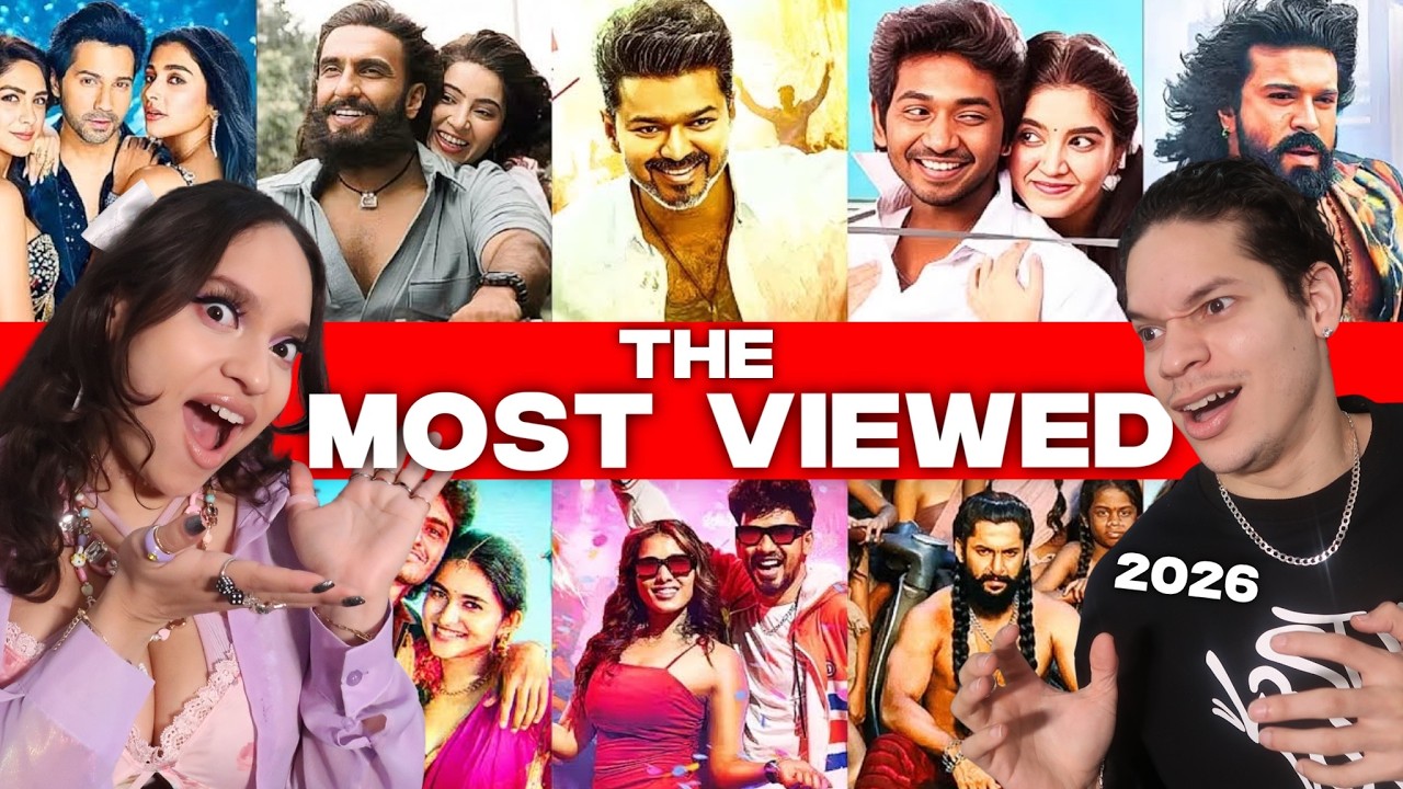 Musicians react to The Most Viewed INDIAN songs of 2026 so far...