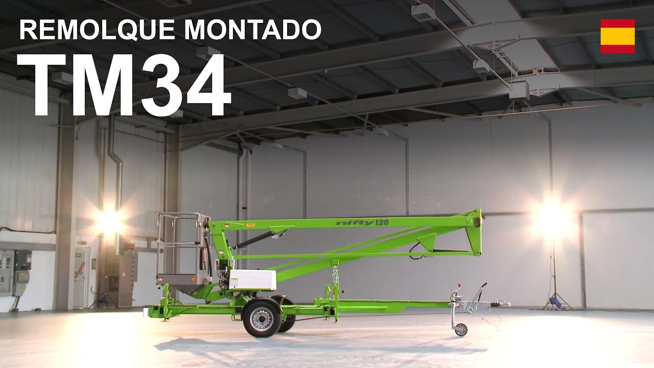Plataforma elevadora montado en remolque | TM34 video del producto