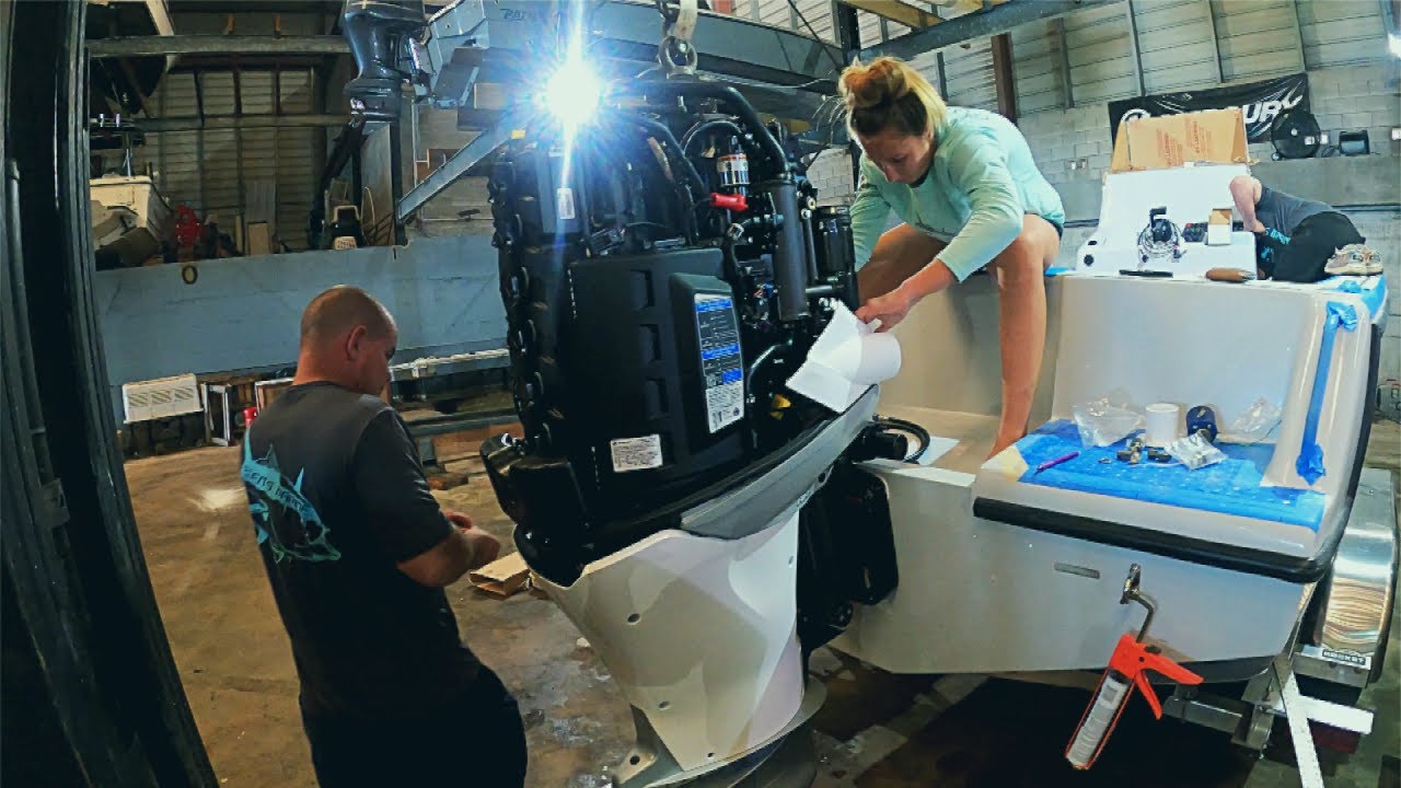 MERCURY 350 VERADO INSTALLATION AT EDEN'S MARINE