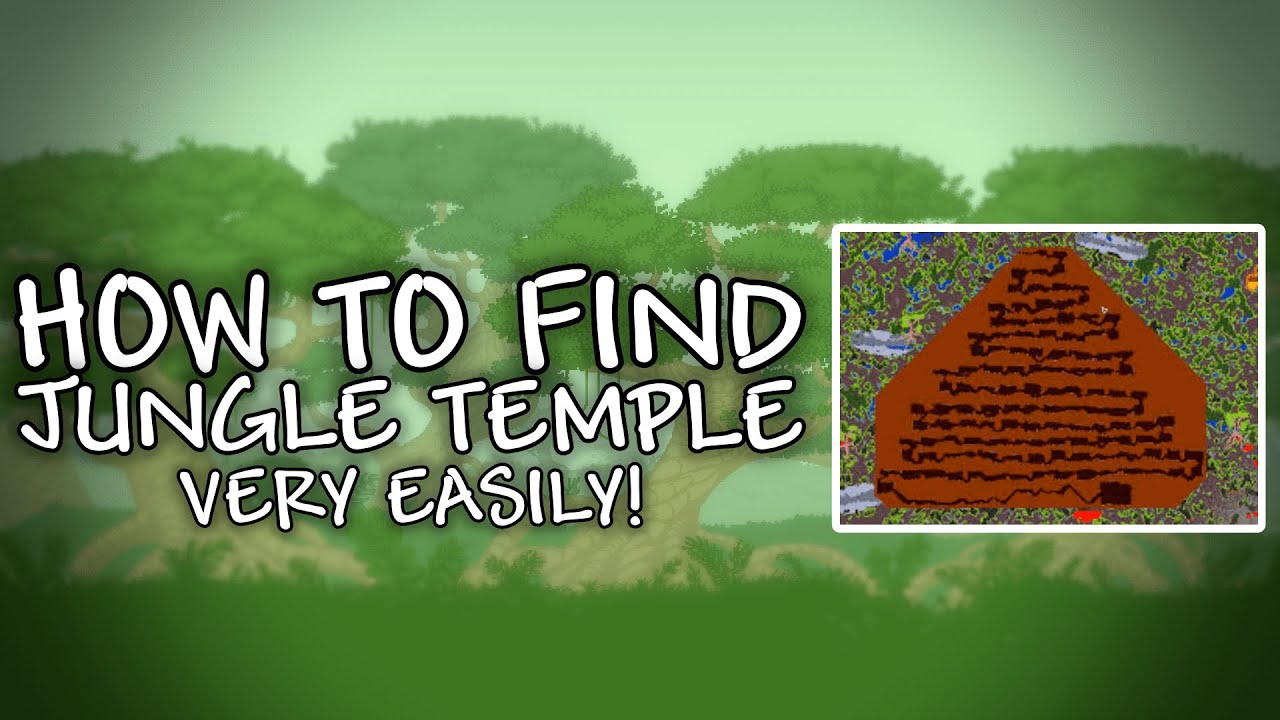 How To Find A Jungle Temple In Terraria 1.4.4! (Easy)
