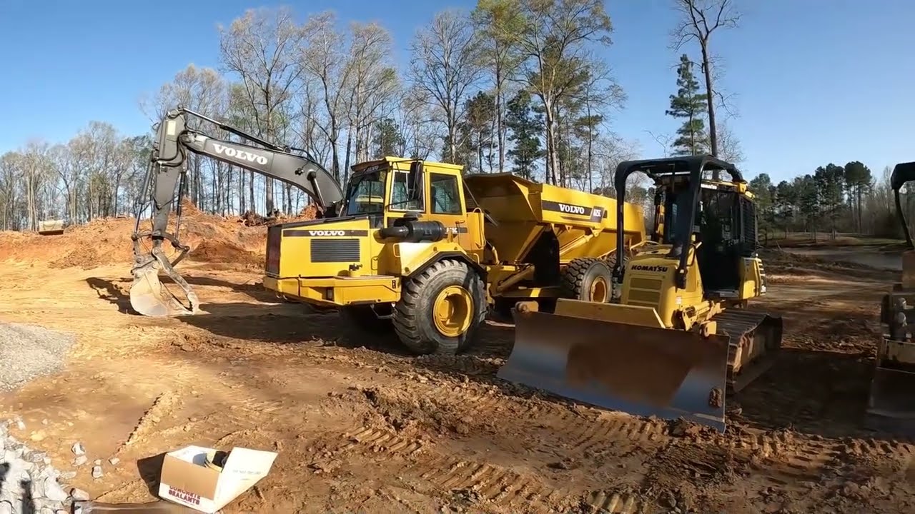 Finish Grading The Dam And Spillway On The 10 Acre Pond