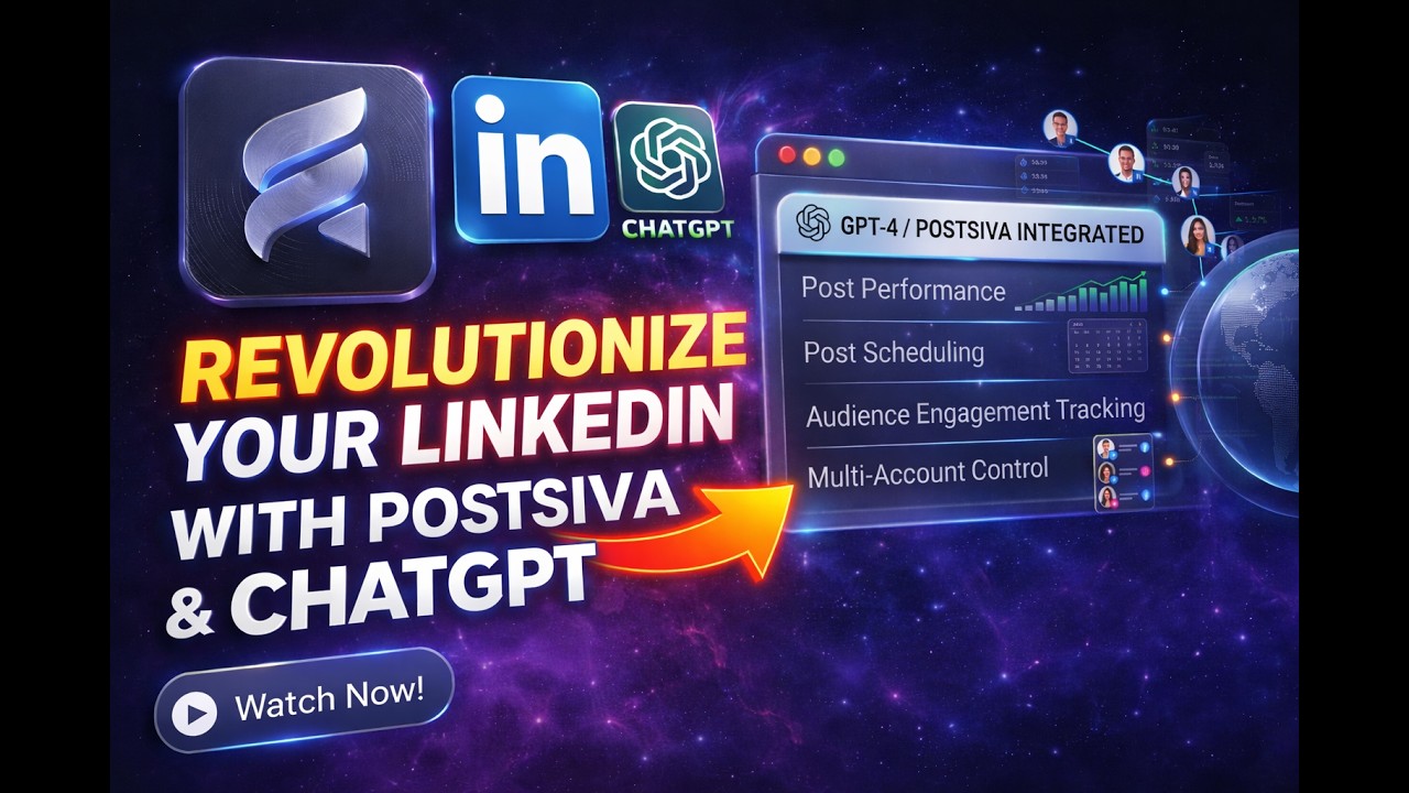 Revolutionize Your LinkedIn Management with Postsiva and ChatGPT