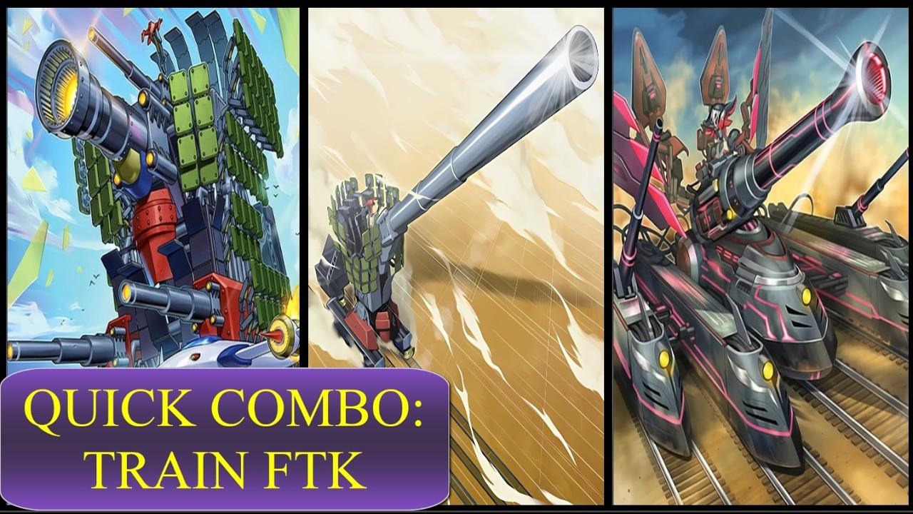 TRAIN FTK DECK 🔥🔥1 CARD FTK COMBO🔥🔥 EARTH MACHINE FTK