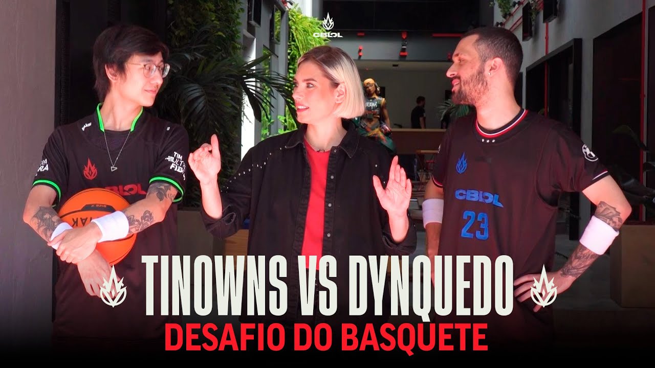 Tinowns vs dyNquedo no Basquete | Desafio da Rafa: LOUD x paiN Gaming