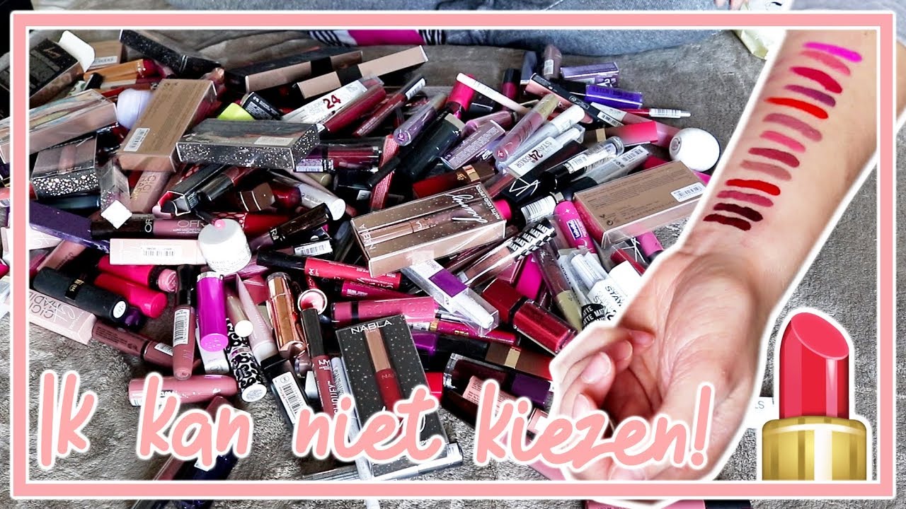 MAKE-UP UITZOEKEN & OPRUIMEN || Deel 3: Liquid lipstick, lipgloss en lipstick 💄