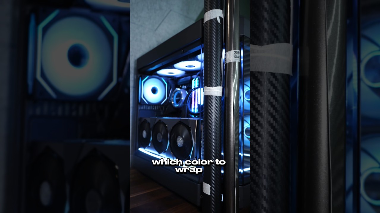 Vinyl wrapping my PC Case! 