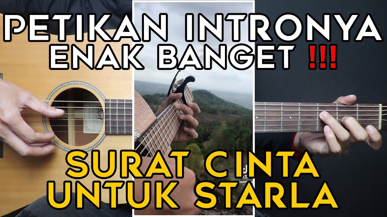 (TUTORIAL GITAR) SURAT CINTA UNTUK STARLA -  VIRGOUN | Lengkap Dan Mudah