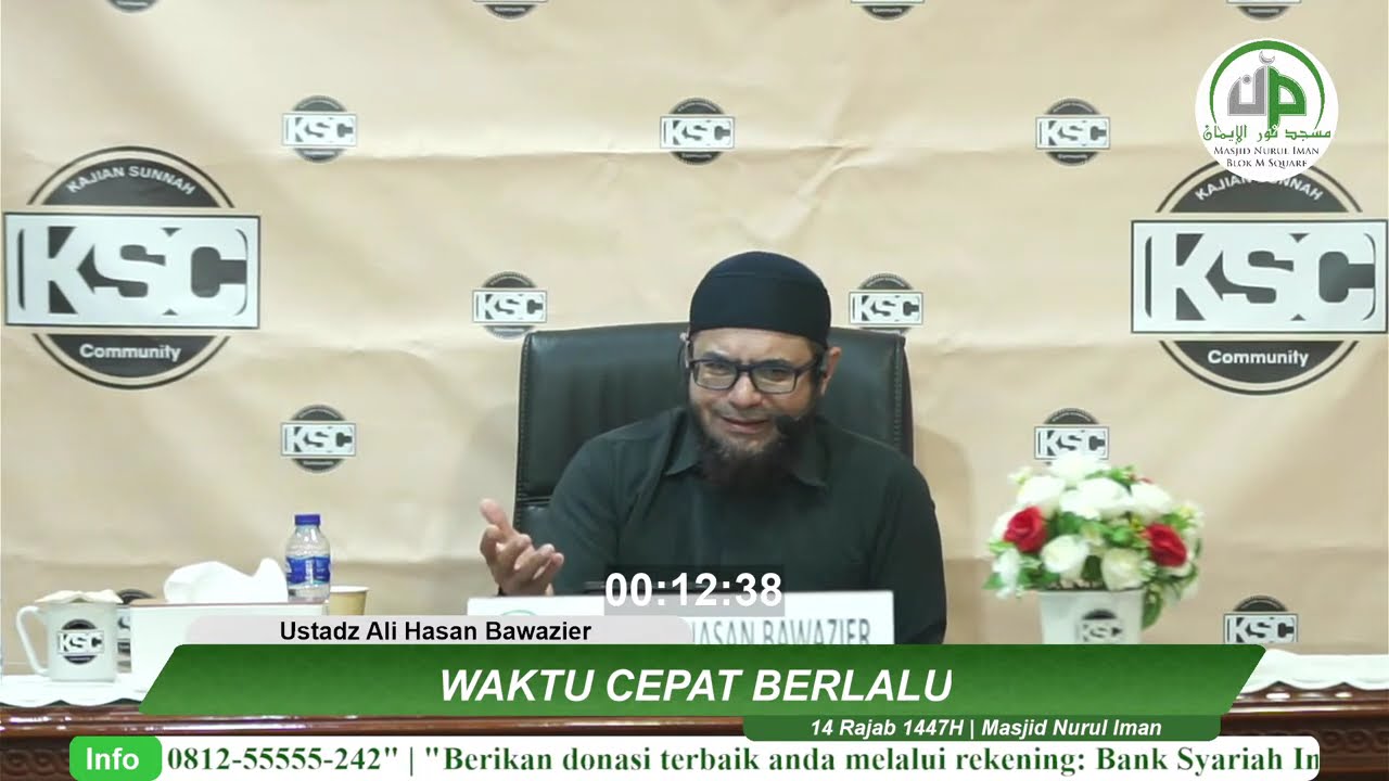 Waktu Cepat Berlalu -- Ustadz Ali Hasan Bawazier