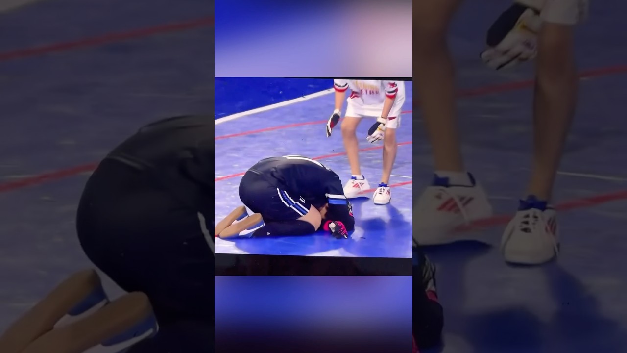 The blow was painful, I hope you are fine, Nanon.😳😳❤️💚#ohmnanon #gmmtvstarlympics2024