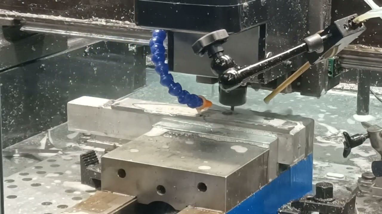 Langmuir Systems MR-1 Machining CPM 154 Stainless Steel.