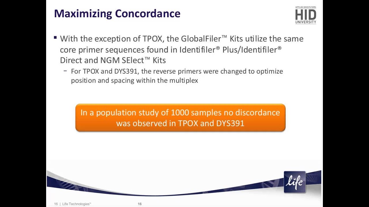Webinar: Introducing GlobalFiler™- The World's most powerful STR kit