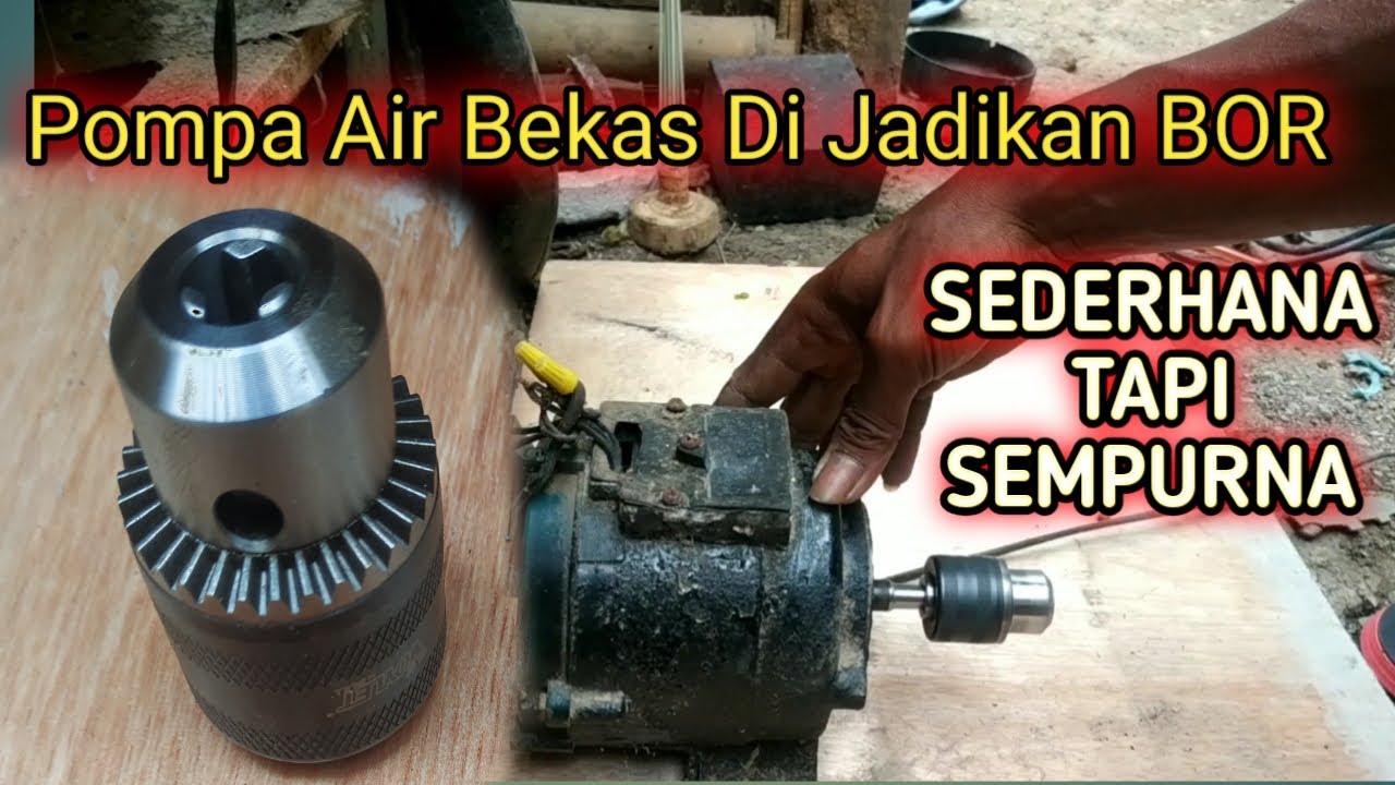 CARA MEMASANG KEPALA BOR PADA POMPA AIR BEKAS