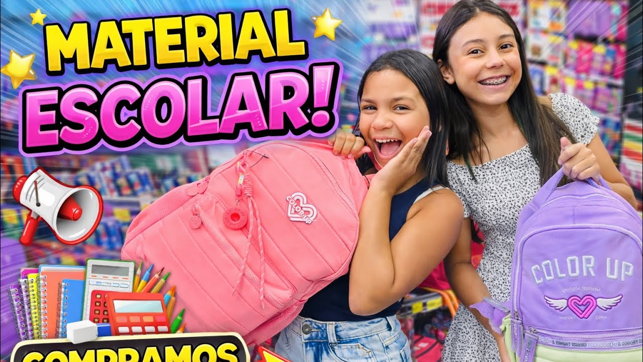 GASTEI 5,000$ MIL REAIS EM MATERIAL ESCOLAR 😱