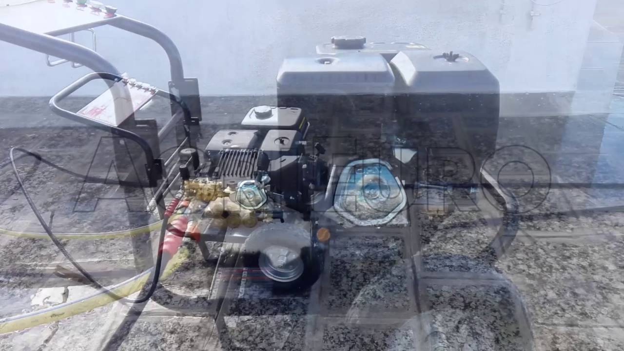 Funzionamento dell'Idropulitrice GeoTech PWP 17/250 ZW con ugello TURBO