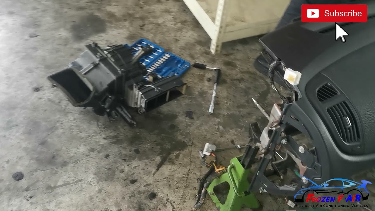 KIA FORTE cooling coil bocor, buka dashboard senang tak? [Air Cond]