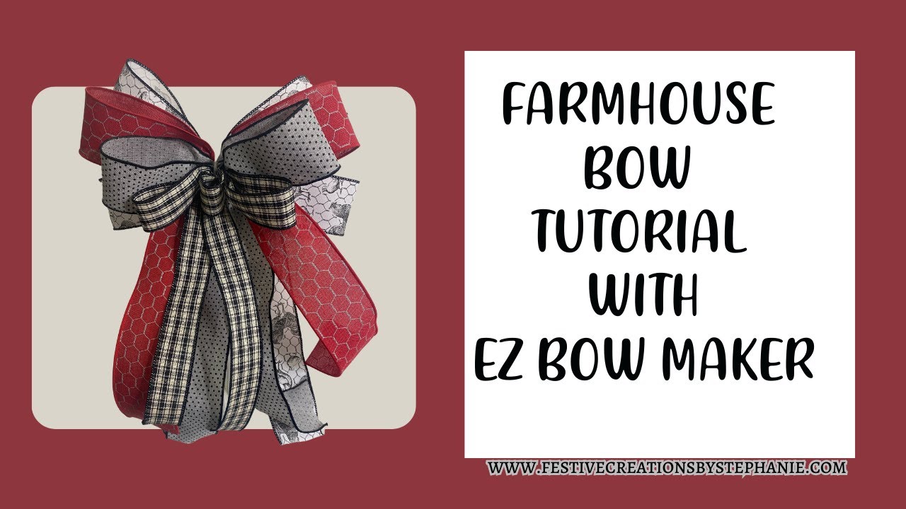 How To Make A Bow With EZ Bow Maker