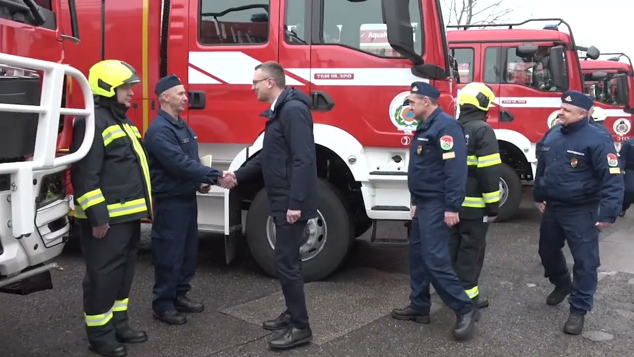 Tíz új gépjárműfecskendő állt szolgálatba🚒