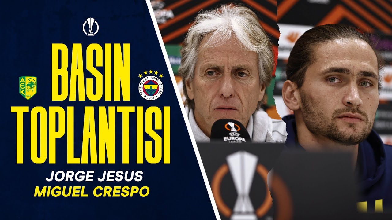 Teknik Direktörümüz Jorge Jesus ve Miguel Crespo'nun Basın Toplantısı