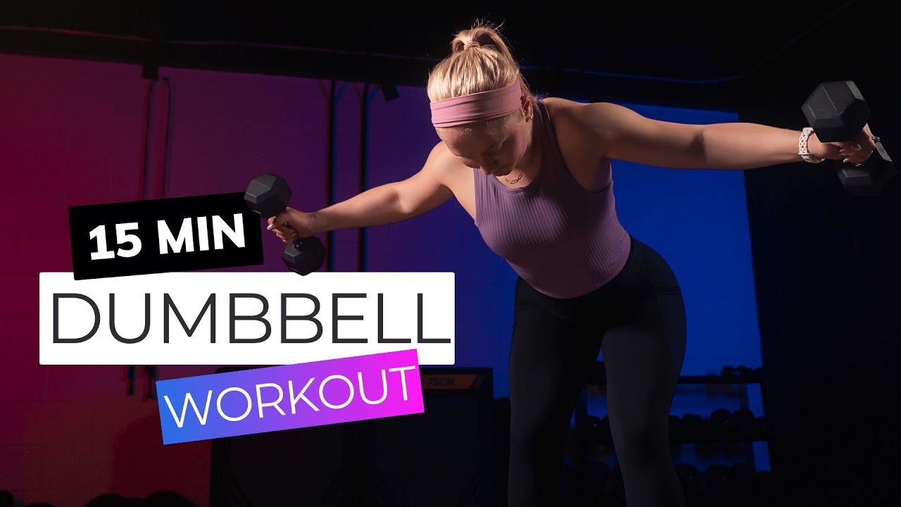 Upper Body Strength in 15 Minutes | Dumbbell Workout at Home