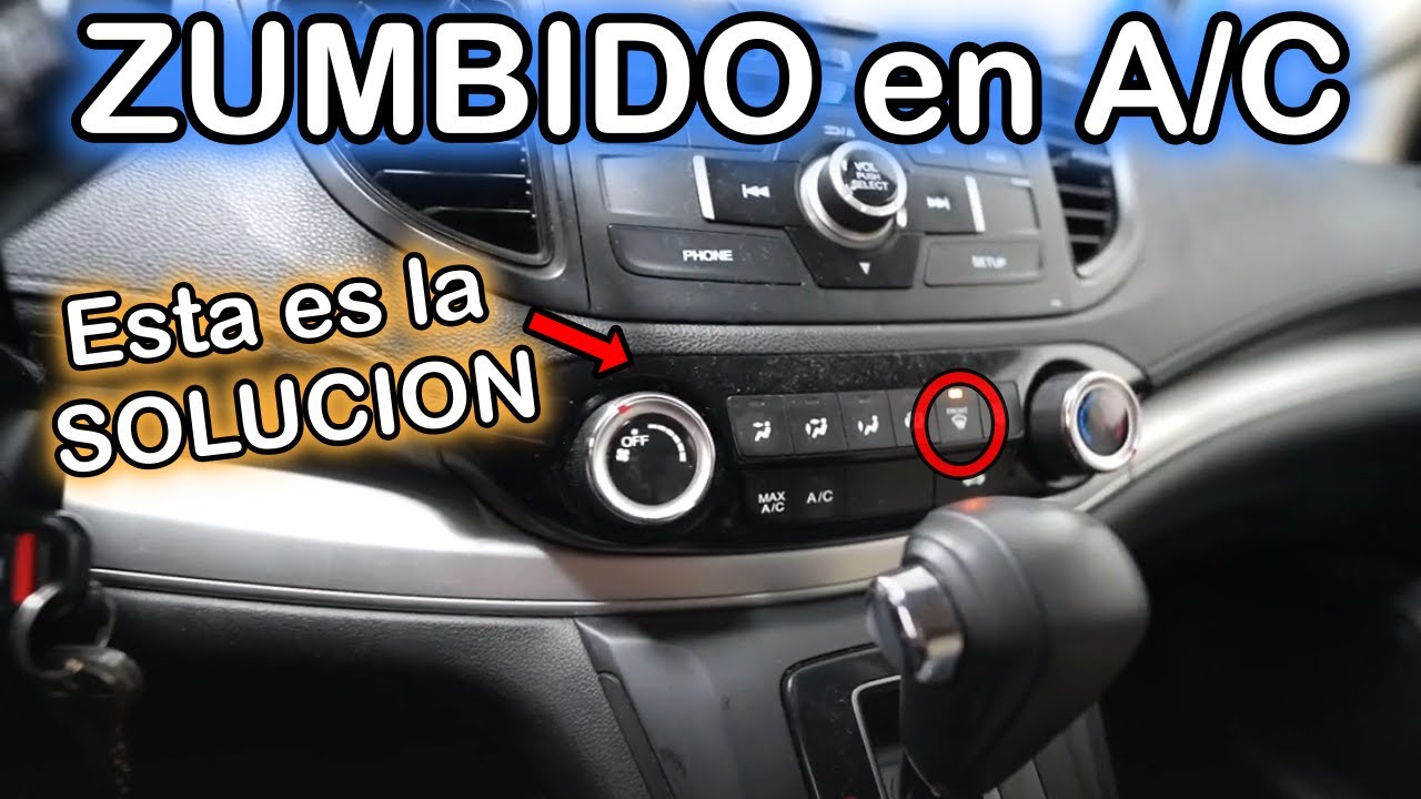 Esto PROVOCA el MOLESTO RUIDO como ZUMBIDO al ENCENDER el AIRE ACONDICIONADO!!!