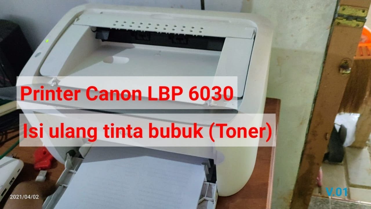 Isi Ulang Sendiri Tinta Bubuk (Toner) Printer Cannon LBP6030